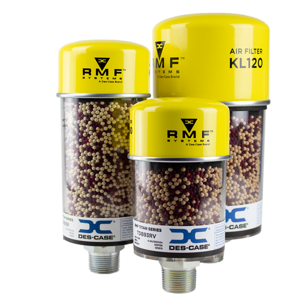 Des-Case RMF Systems Titan Desiccant Breather Series 1.1